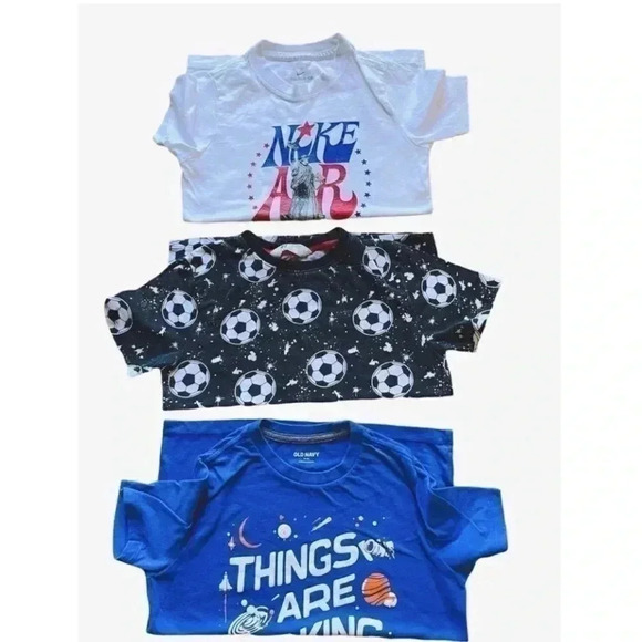 Nike Assorted Short Sleeves Boys T-Shirts Bundle Sz 8/10 - Picture 1 of 4